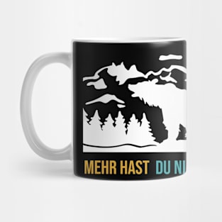 Hiking in the Harz Mountains the right shirt as a gift Mug